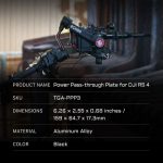 Tilta Power Passthrough Plate Kit for DJI RS 4 (V-Mount) TGA-PPK3-V - Image 2