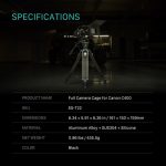 Tilta Camera Cage for Canon C400 (Advanced Kit) ES-T22-B - Image 3