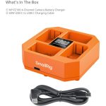 SmallRig NP-FZ100 4-Channel Camera Battery Charger 4839 - Image 8