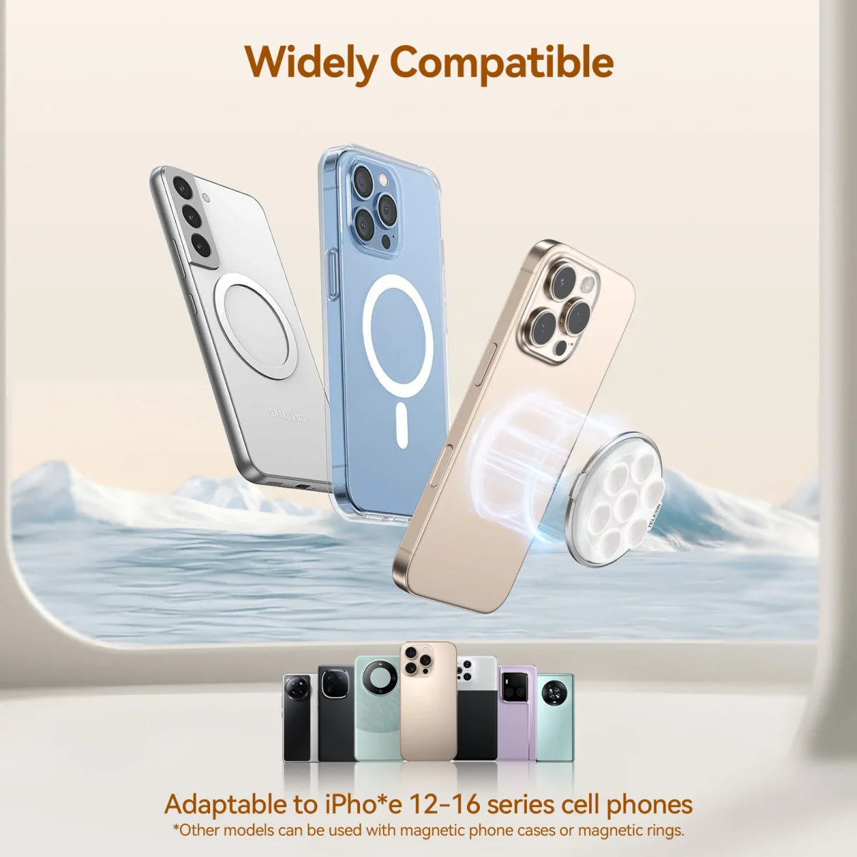 TELESIN Magnetic Suction Cup Mount P3-SUS-01 - Image 9