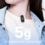 BOYA Mini-12 Tiny Wireless Microphone System Combo Edition (2.4 GHz, Black) - Image 2