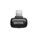 BOYA Mini-16 Tiny Wireless Microphone System With Lightning Connector For iOS Devices (2.4 GHz, Black) - Image 11