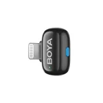 BOYA Mini-16 Tiny Wireless Microphone System With Lightning Connector For iOS Devices (2.4 GHz, Black) - Image 10