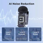 BOYA Mini-16 Tiny Wireless Microphone System With Lightning Connector For iOS Devices (2.4 GHz, Black) - Image 2