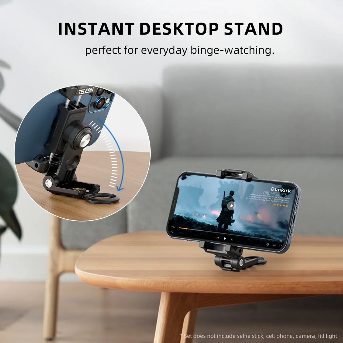 TELESIN-Multifunctional-Mobile-Phone-Holder_12 TELESIN Multifunctional Mobile Phone Holder PM-001 - Image 9