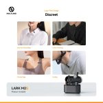 Hollyland LARK M2S Combo 2-Person Wireless Microphone System for Cameras and Mobile Devices (2.4 GHz, Space Gray) - Image 14