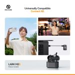 Hollyland LARK M2S Combo 2-Person Wireless Microphone System for Cameras and Mobile Devices (2.4 GHz, Space Gray) - Image 12