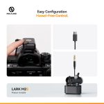 Hollyland LARK M2S Combo 2-Person Wireless Microphone System for Cameras and Mobile Devices (2.4 GHz, Space Gray) - Image 7