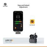 Hollyland LARK M2S Combo 2-Person Wireless Microphone System for Cameras and Mobile Devices (2.4 GHz, Space Gray) - Image 6