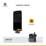 Hollyland LARK M2S Combo 2-Person Wireless Microphone System for Cameras and Mobile Devices (2.4 GHz, Space Gray) - Image 5