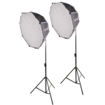 General Light Studio 125W Kit 2700K-6500K With Filters Set Of 6