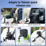 TELESIN Quick Release Universal Clamp Mount S3-HBM-01 - Image 7