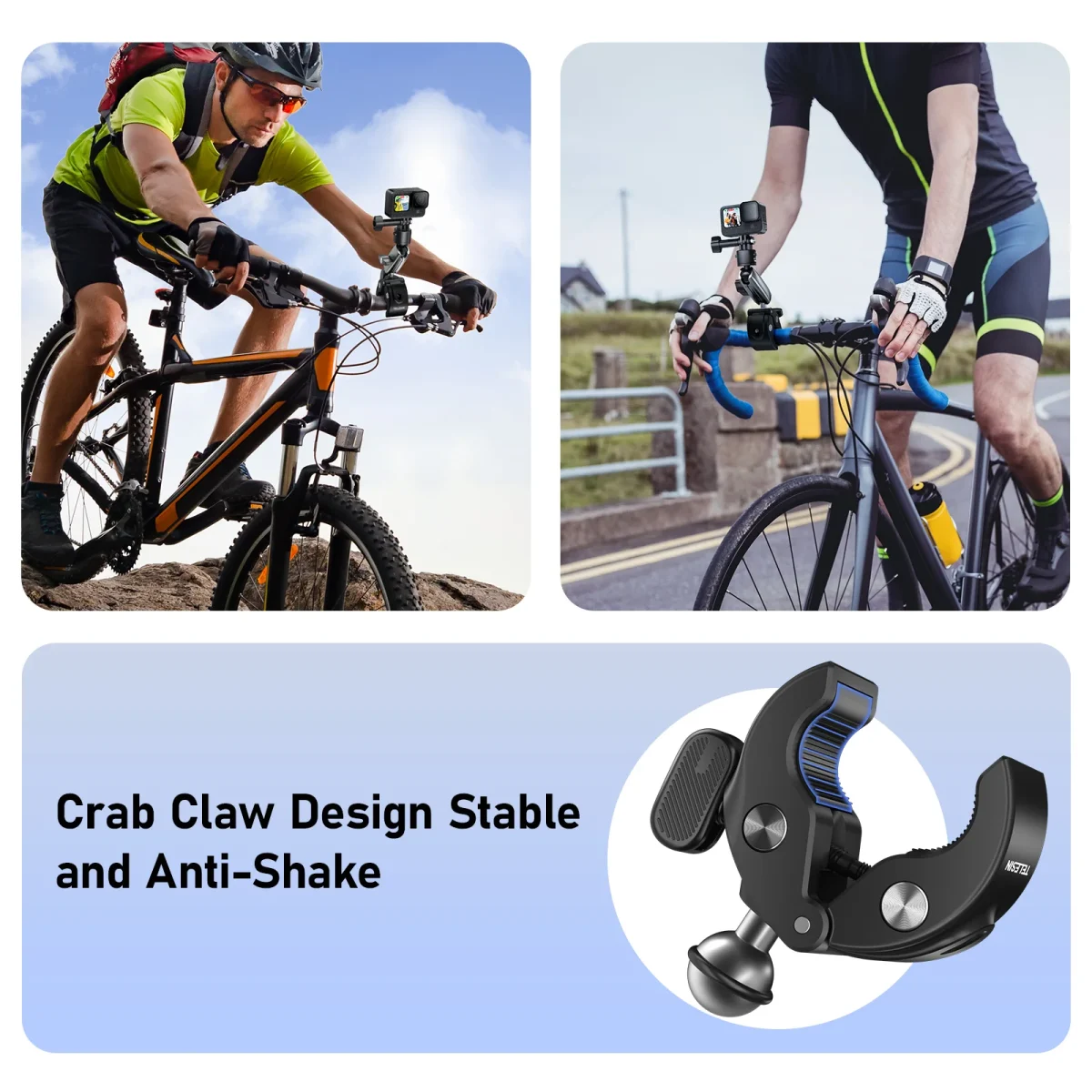 TELESIN Quick Release Universal Clamp Mount S3-HBM-01 - Image 3