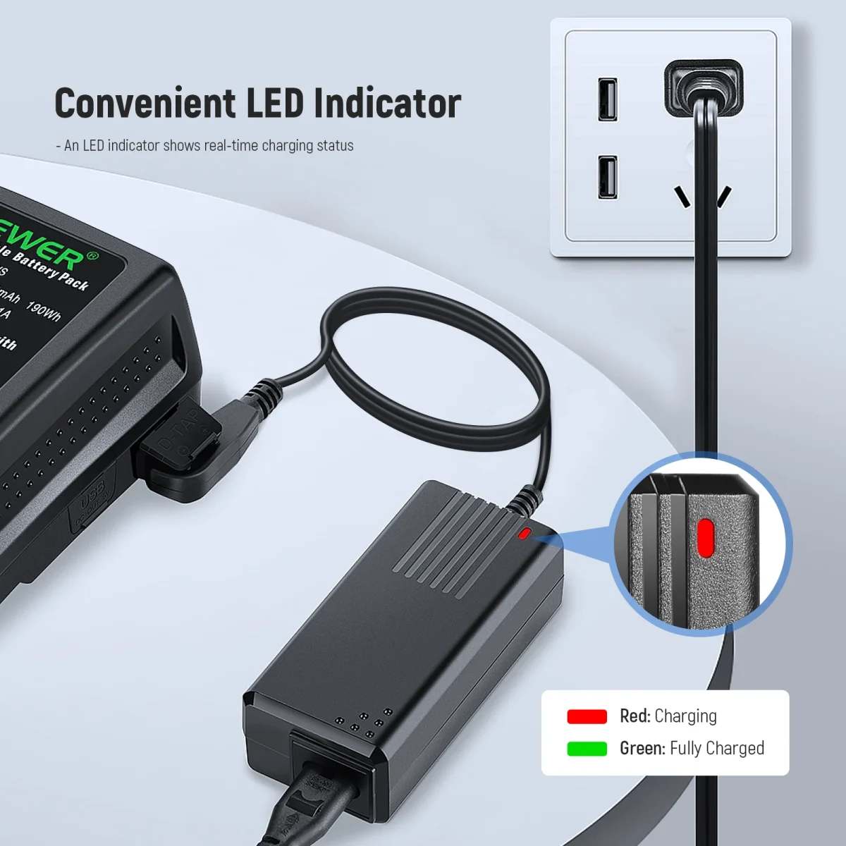 Neewer D-Tap Battery Charger - Image 6