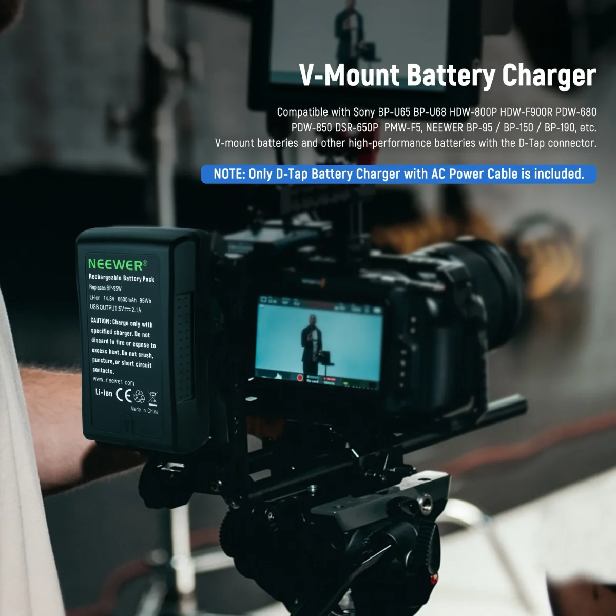 Neewer D-Tap Battery Charger - Image 3