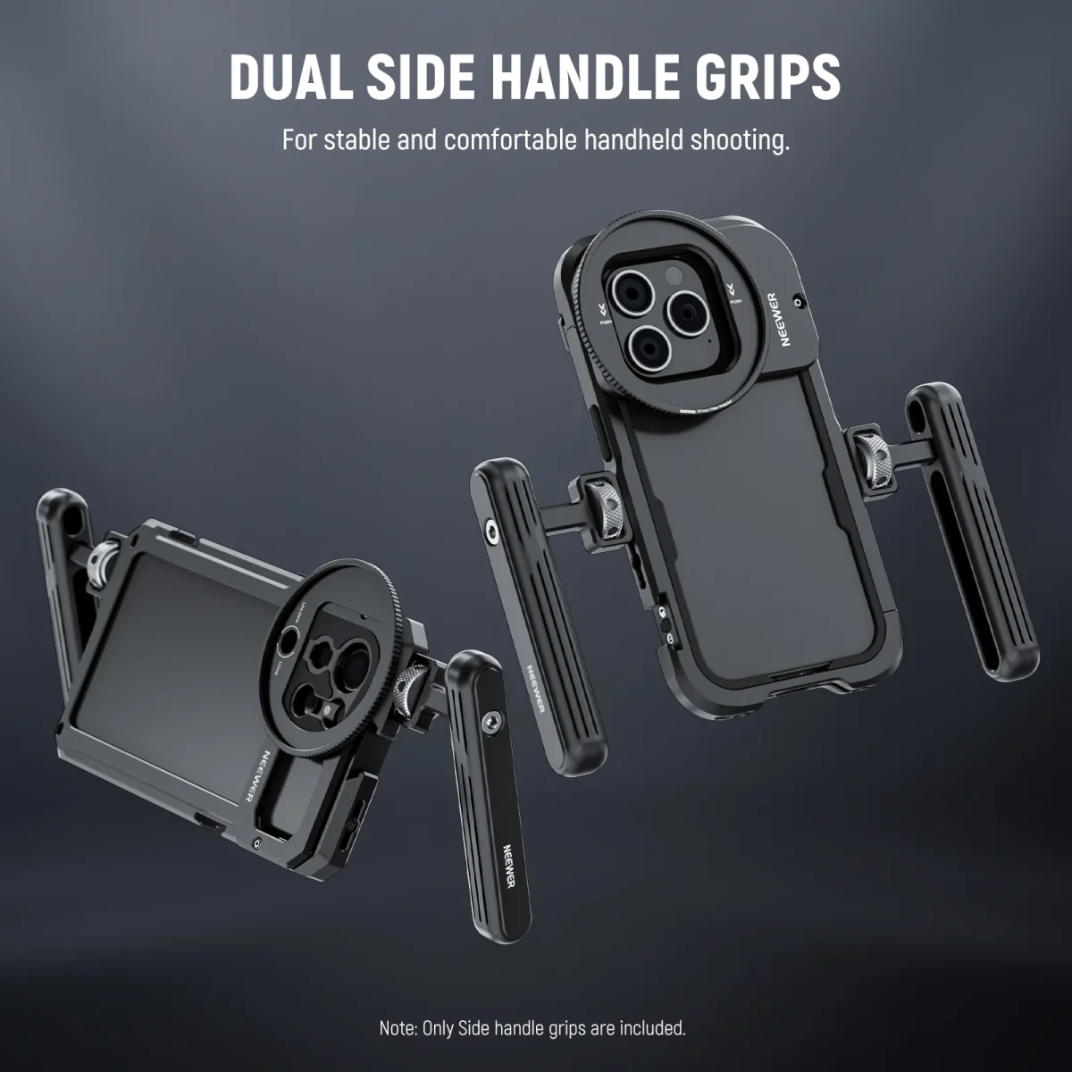 Neewer Mini Rotatable Dual Handle For Smartphone Video Rig - Image 6