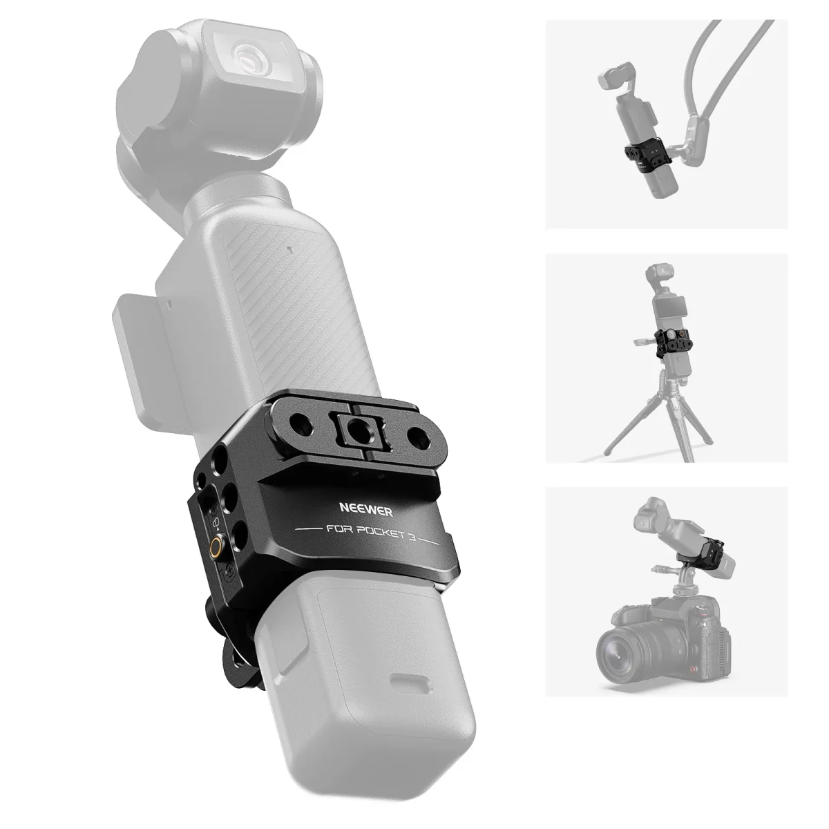 Neewer Action Camera Metal Cage For DJI Osmo Pocket 3 - Image 2