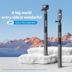 TELESIN 9.8' Carbon Fiber Selfie Stick GP-MNP-300-3 - Image 15