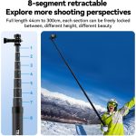 TELESIN 9.8' Carbon Fiber Selfie Stick GP-MNP-300-3 - Image 8
