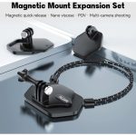 TELESIN Magnetic Action Camera Neck Mount with Nano Sticker Kit TE-MMK-001 - Image 14