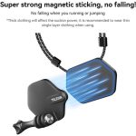 TELESIN Magnetic Action Camera Neck Mount with Nano Sticker Kit TE-MMK-001 - Image 12