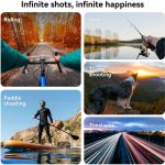 TELESIN Magnetic Action Camera Neck Mount with Nano Sticker Kit TE-MMK-001 - Image 4