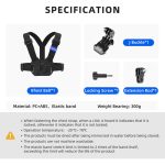 TELESIN Vest Chest Strap v2 for Action Cameras S2-CGP-01 - Image 2