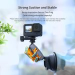 TELESIN Suction Cup Camera Mount with 3-Prong Mount TE-SUC-010 - Image 38