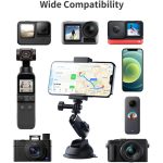 TELESIN Suction Cup Camera Mount with 3-Prong Mount TE-SUC-010 - Image 35