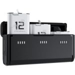 TELESIN Pocket-Size 3-Slot Charger Box & 2 Stamina Batteries Kit for GoPro HERO12/11/10/9 S0-ECB-01-TGP - Image 19