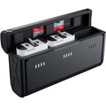 TELESIN Pocket-Size 3-Slot Charger Box & 2 Stamina Batteries Kit for GoPro HERO13 Batteries S0-ECB-09-TGP - Image 2