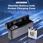 TELESIN Pocket-Size 3-Slot Charger Box & 2 Stamina Batteries Kit for GoPro HERO12/11/10/9 S0-ECB-01-TGP - Image 15