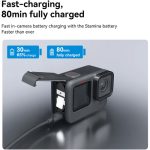 TELESIN Pocket-Size 3-Slot Charger Box & 2 Stamina Batteries Kit for GoPro HERO12/11/10/9 S0-ECB-01-TGP - Image 11