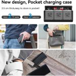 TELESIN Pocket-Size 3-Slot Charger Box & 2 Stamina Batteries Kit for GoPro HERO12/11/10/9 S0-ECB-01-TGP - Image 10