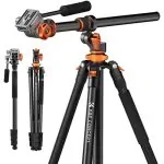 K&F Concept Professional Video Tripod with Fluid Head FH-03 (KF09.137) - Image 2