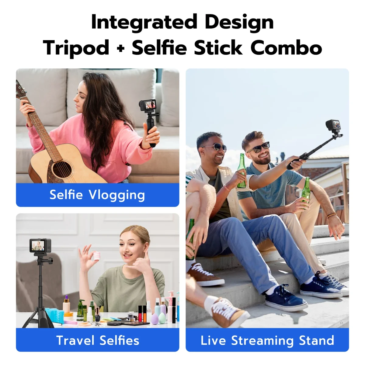 TELESIN Mini Selfie Stick 2.0 S1-MNP-01 - Image 2
