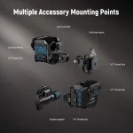 Neewer Action Camera Metal Cage For DJI Osmo Pocket 3 - Image 9