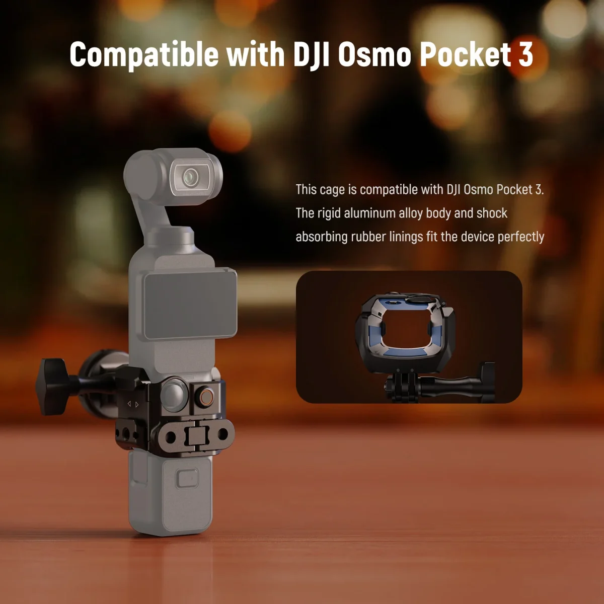 Neewer Action Camera Metal Cage For DJI Osmo Pocket 3 - Image 8
