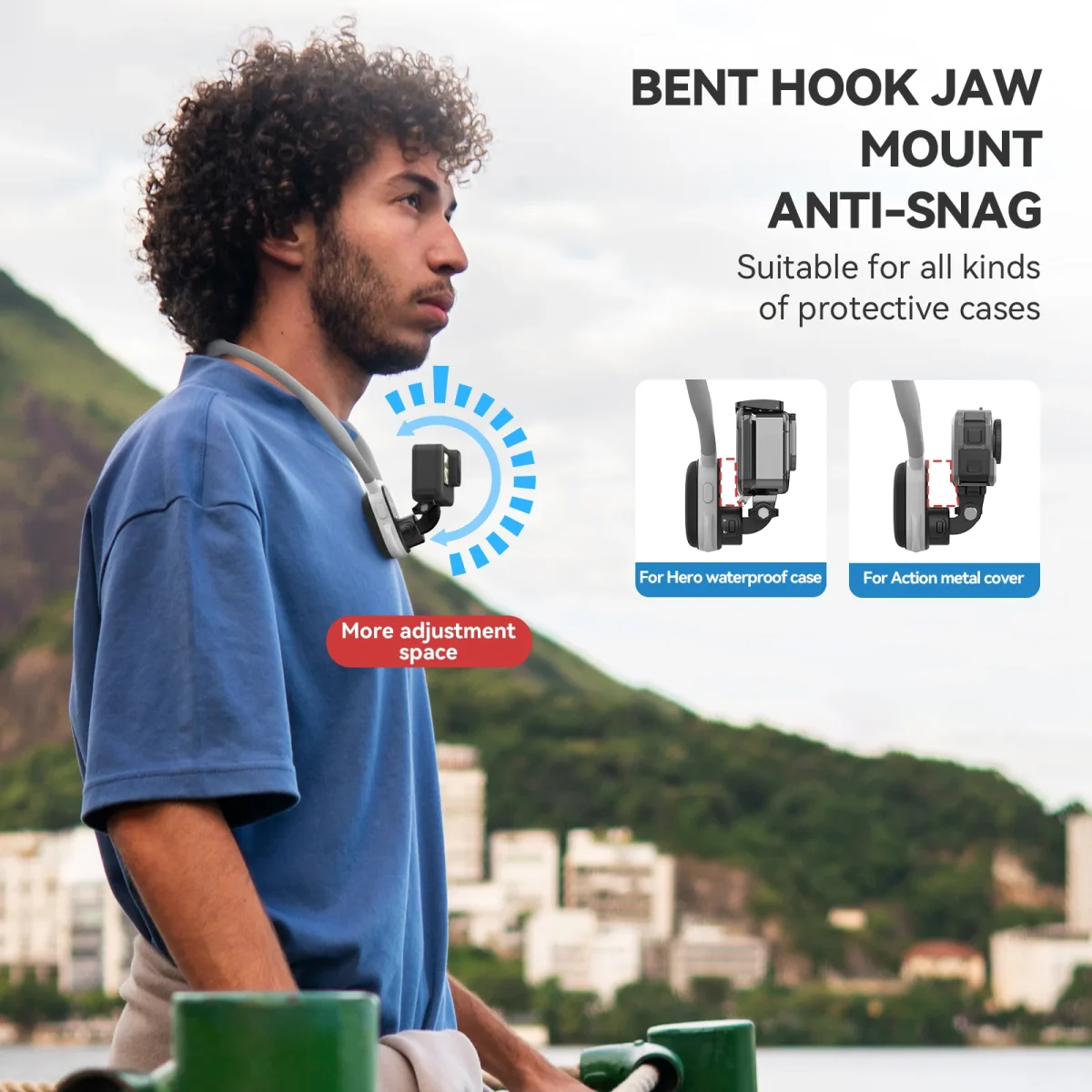 TELESIN Quick Release Neck Mount for Action Cameras (2.0) S2-HNB-004 - Image 5