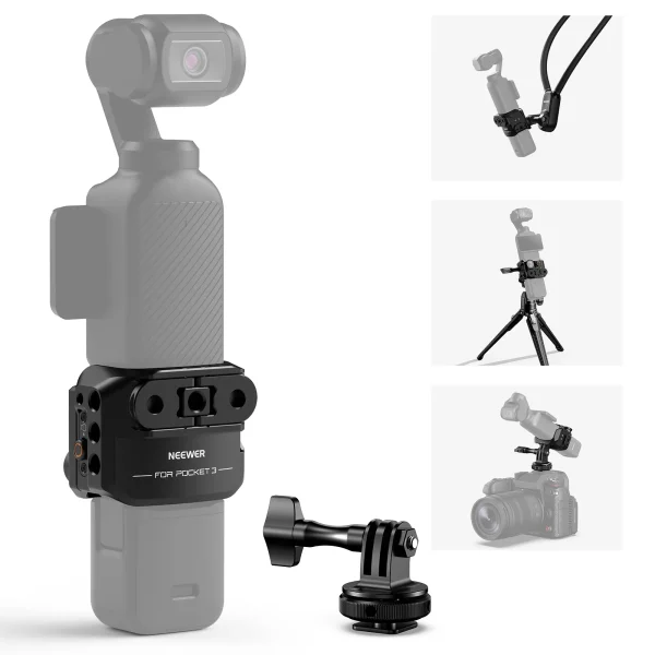 Neewer Action Camera Metal Cage For DJI Osmo Pocket 3