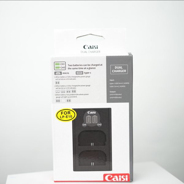 Caisi Double Charger CS-LP-E10