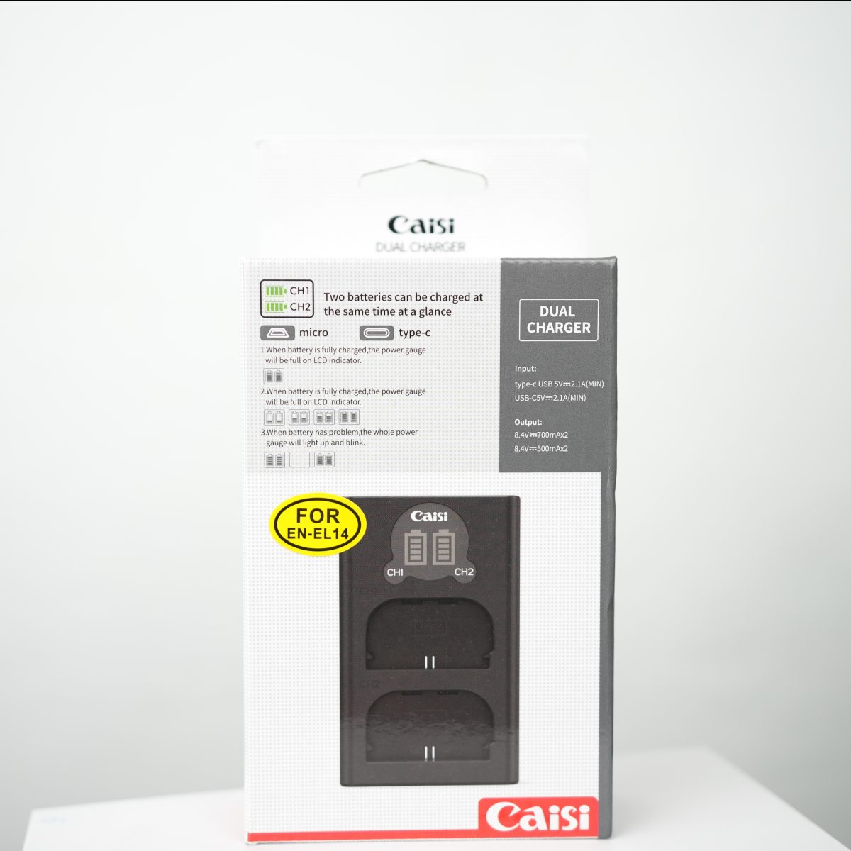 DSC09895_edit_235527781222600 Caisi Double Charger CS-EN-EL14A - Image 1