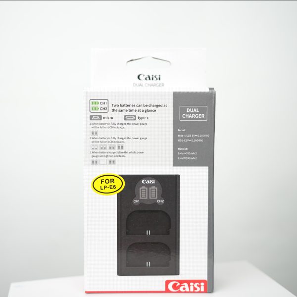 Caisi Double Charger CS-LP-E6