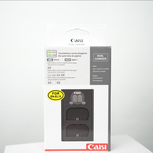 Caisi Double Charger CS-EN-EL15C