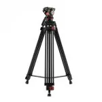 K&F Concept Professional Video Tripod with Fluid Head VA3+BV10 (KF09.147V1)