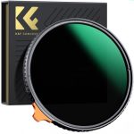 K&F Concept 82mm Black Mist 1/4 + ND8-128 Variable ND 2 in 1 Filter with Double-sided 28-layer Anti-reflection Green Film and Lever Nano-Xcel Series (KF01.2033)