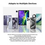 K&F Concept iPad Tablet and Cellphone Tripod Mount Adapter Holder, Adjustable Clamp for iPhone15/14/13/12 Pro Max, iPad,iPad Mini 1/2/3/4/5/6,iPad Air,iPad Pro,Surface,Samsung Tab 7.0 Series and More (K&F Concept iPad Tablet and Cellphone Tripod Mount Adapter Holder, Adjustable Clamp for iPhone15/14/13/12 Pro Max, iPad,iPad Mini 1/2/3/4/5/6,iPad Air,iPad Pro,Surface,Samsung Tab 7.0 Series and More (KF31.095) - Image 6