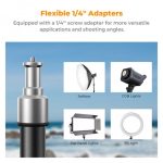 K&F Concept Light Stand for Photography, 7.5ft/2.3M Portable Extendable Photo Video Tripod Stand, Lighting Tripod with 1/4" Screw for Lighting/Strobe Light/Webcams/Cameras/Softbox, with Storage Bag (KF34.042) - Image 2