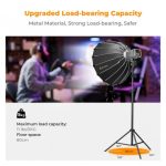 K&F Concept Light Stand for Photography, 7.5ft/2.3M Portable Extendable Photo Video Tripod Stand, Lighting Tripod with 1/4" Screw for Lighting/Strobe Light/Webcams/Cameras/Softbox, with Storage Bag (KF34.042) - Image 6