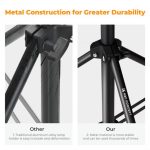 K&F Concept Light Stand for Photography, 7.5ft/2.3M Portable Extendable Photo Video Tripod Stand, Lighting Tripod with 1/4" Screw for Lighting/Strobe Light/Webcams/Cameras/Softbox, with Storage Bag (KF34.042) - Image 8